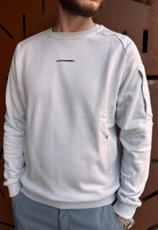 Свитшот “Angular” серый - Rebel streetwear Свитшот “Angular” серый - Rebel streetwear