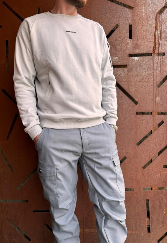 Свитшот “Angular” серый - Rebel streetwear Свитшот “Angular” серый - Rebel streetwear