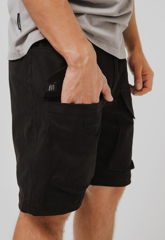 Шорты IAMREBEL 2.0 BLK - Rebel streetwear