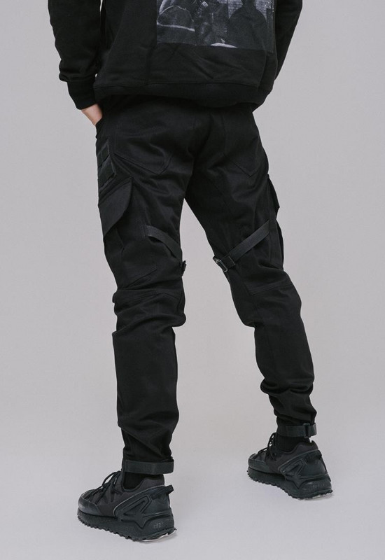 Штаны IAMREBEL 2.0 стропы BLK - Rebel streetwear Штаны IAMREBEL 2.0 стропы BLK - Rebel streetwear
