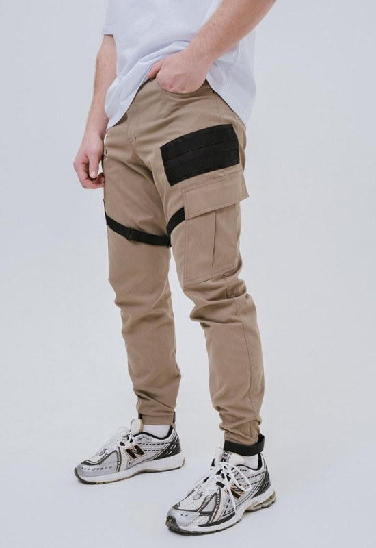 Штаны IAMREBEL 2.0 стропы беж. - Rebel streetwear Штаны IAMREBEL 2.0 стропы беж. - Rebel streetwear