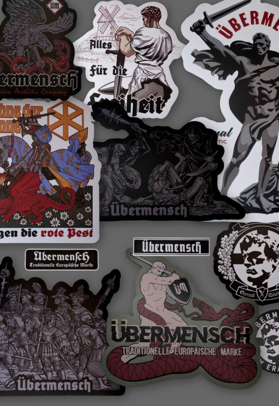 Комплект виниловых стикеров Übermensch - Übermensch