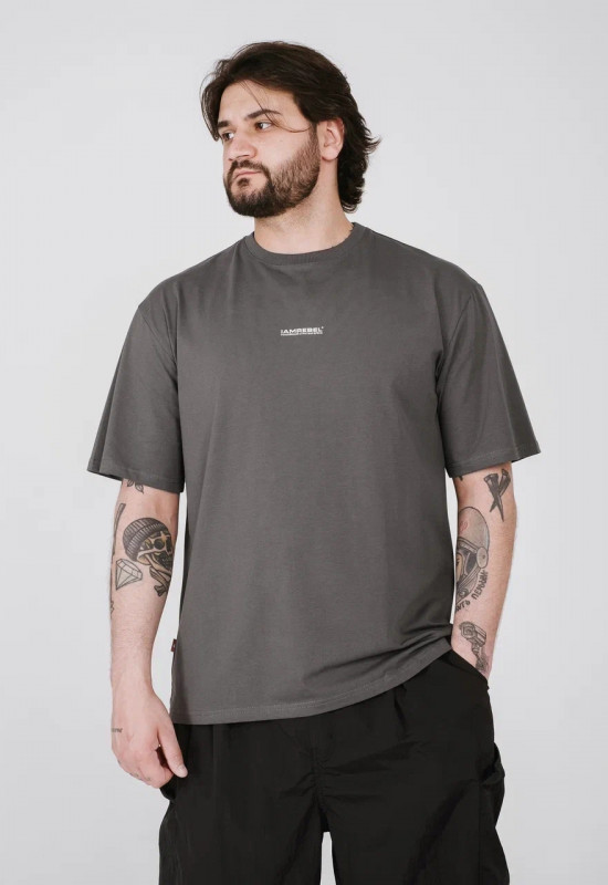 Футболка "Москва" серый - Rebel streetwear