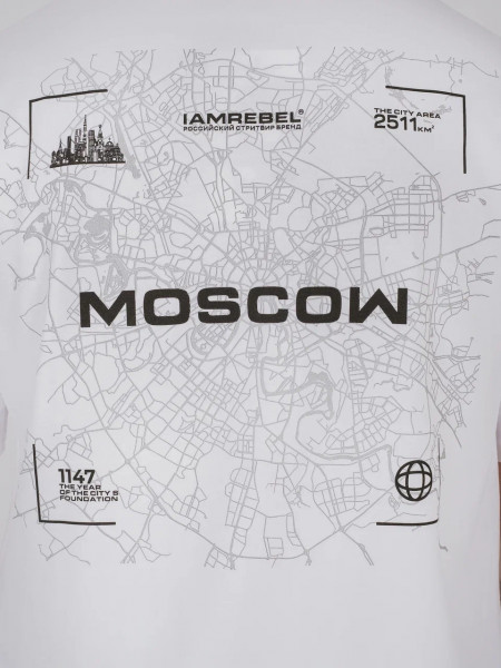 Футболка "Москва" белый