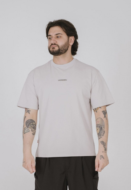Футболка "Огнестрельный" серый - Rebel streetwear