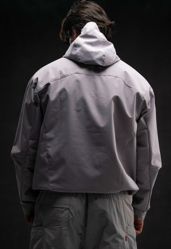 Ветровка ШТОРМ серая - Rebel streetwear