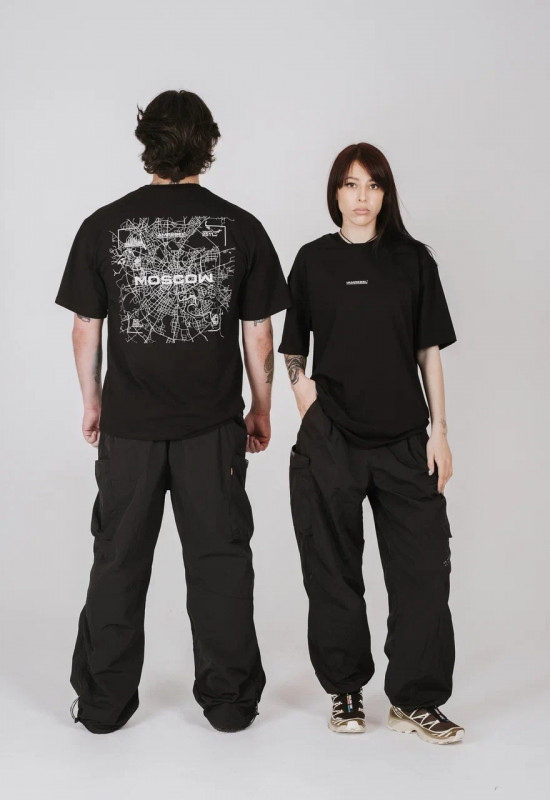 Футболка "Москва" чёрный - Rebel streetwear