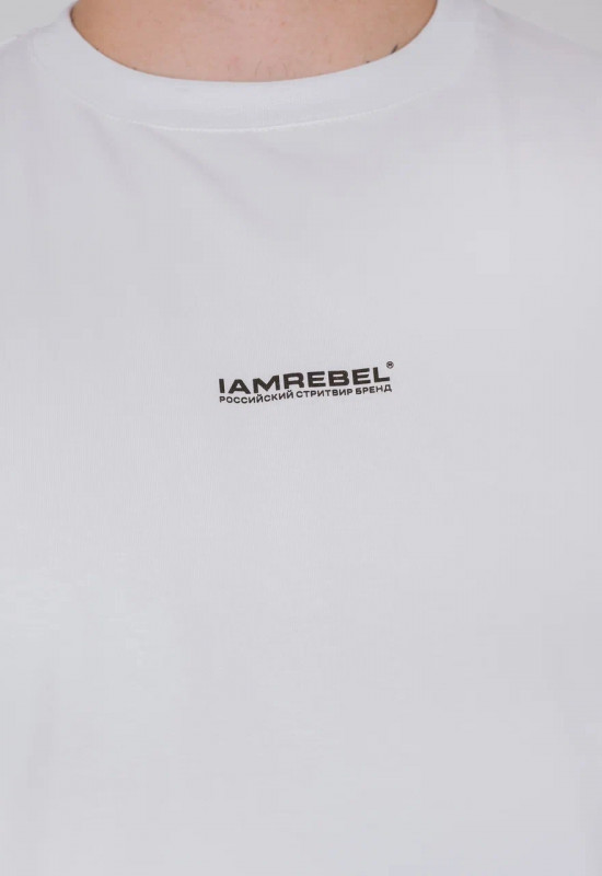Футболка "Москва" белый - Rebel streetwear